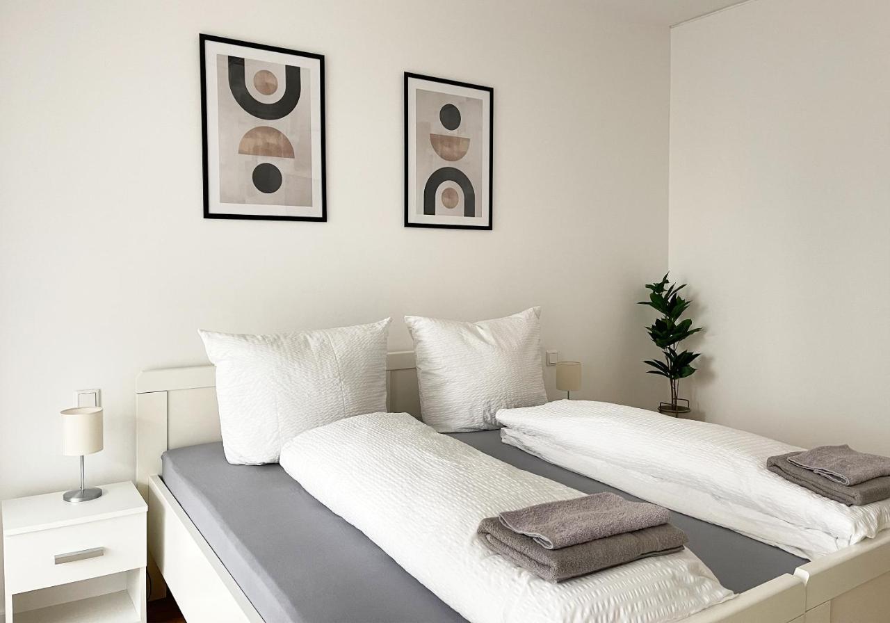 Moderne Apartments Im Herzen Der Stadt I Private Tiefgarage Mit Ladesaeulen I Home2Share อิบเบนบูเริน ภายนอก รูปภาพ