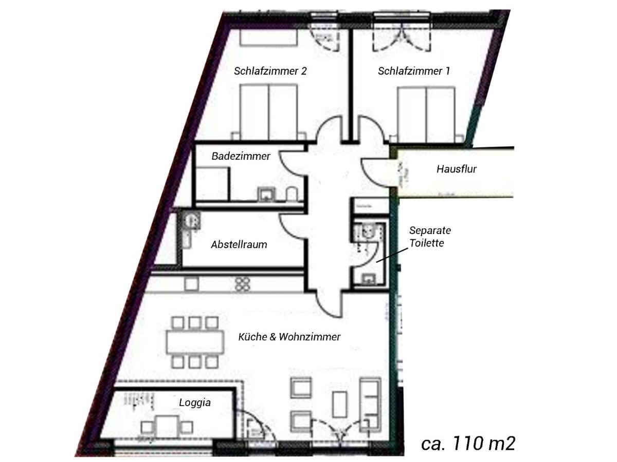 Moderne Apartments Im Herzen Der Stadt I Private Tiefgarage Mit Ladesaeulen I Home2Share อิบเบนบูเริน ภายนอก รูปภาพ