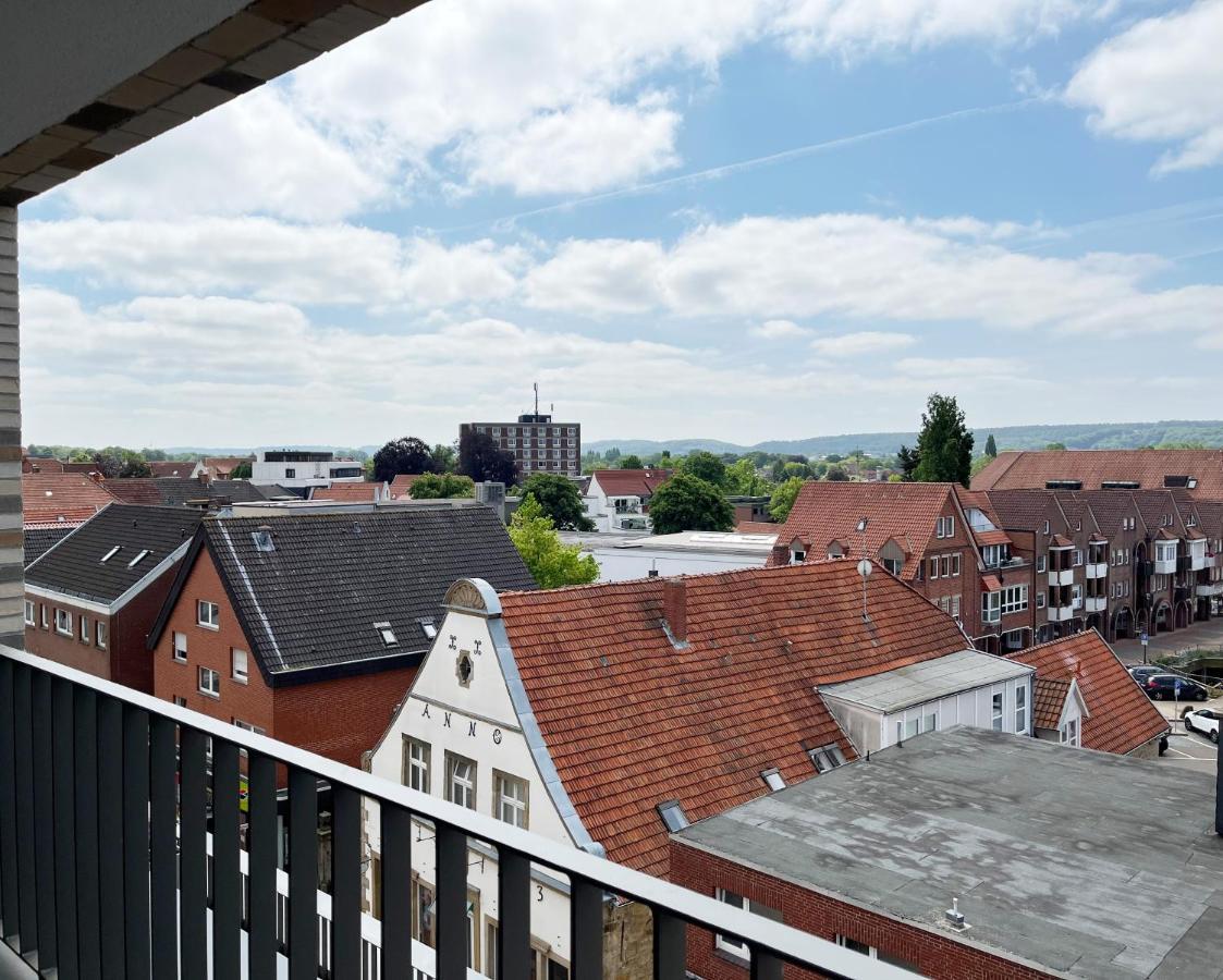Moderne Apartments Im Herzen Der Stadt I Private Tiefgarage Mit Ladesaeulen I Home2Share อิบเบนบูเริน ภายนอก รูปภาพ