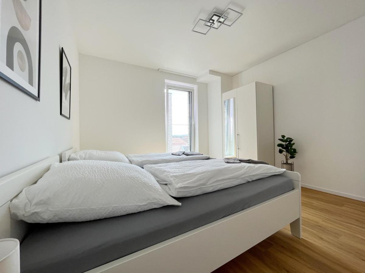 Moderne Apartments Im Herzen Der Stadt I Private Tiefgarage Mit Ladesaeulen I Home2Share อิบเบนบูเริน ภายนอก รูปภาพ