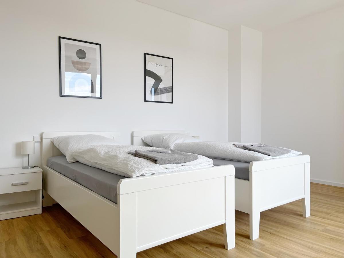Moderne Apartments Im Herzen Der Stadt I Private Tiefgarage Mit Ladesaeulen I Home2Share อิบเบนบูเริน ภายนอก รูปภาพ