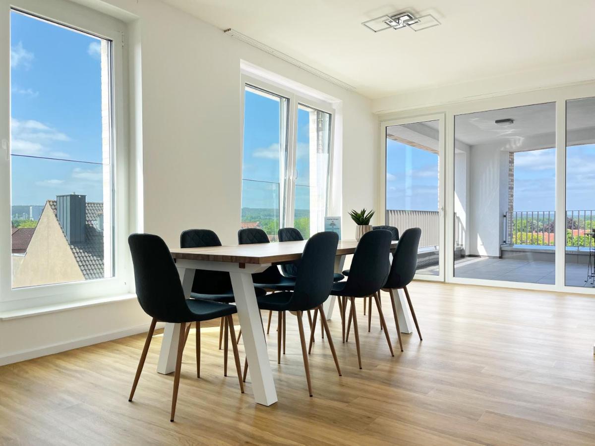 Moderne Apartments Im Herzen Der Stadt I Private Tiefgarage Mit Ladesaeulen I Home2Share อิบเบนบูเริน ภายนอก รูปภาพ