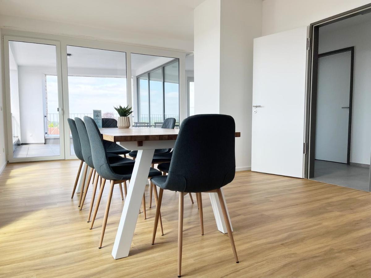 Moderne Apartments Im Herzen Der Stadt I Private Tiefgarage Mit Ladesaeulen I Home2Share อิบเบนบูเริน ภายนอก รูปภาพ